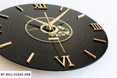 Vintage Clock Vinyl Effect My Wall Clock